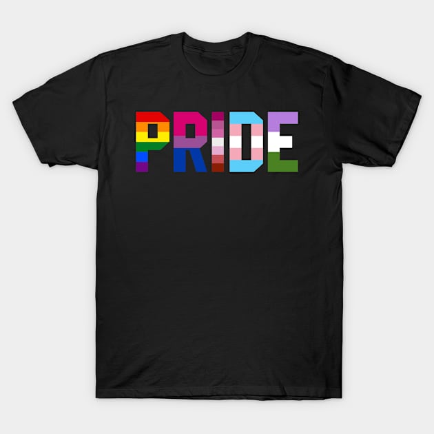 LGBT Pride Flags T-Shirt by MilotheCorgi